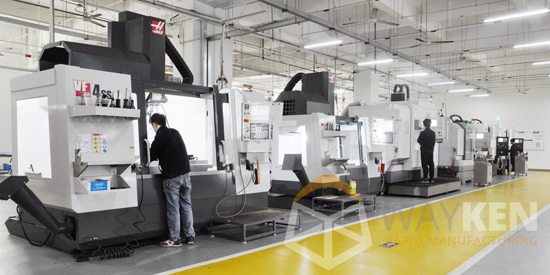 CNC machine shop of WayKen Rapid