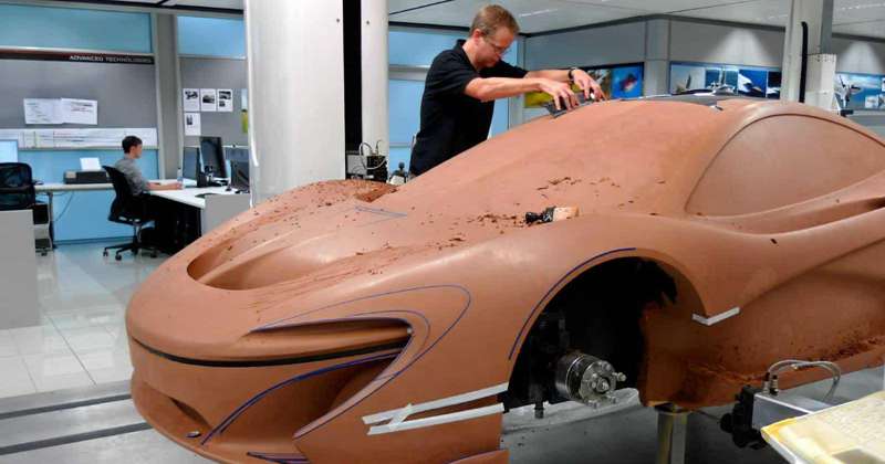 clay mold car