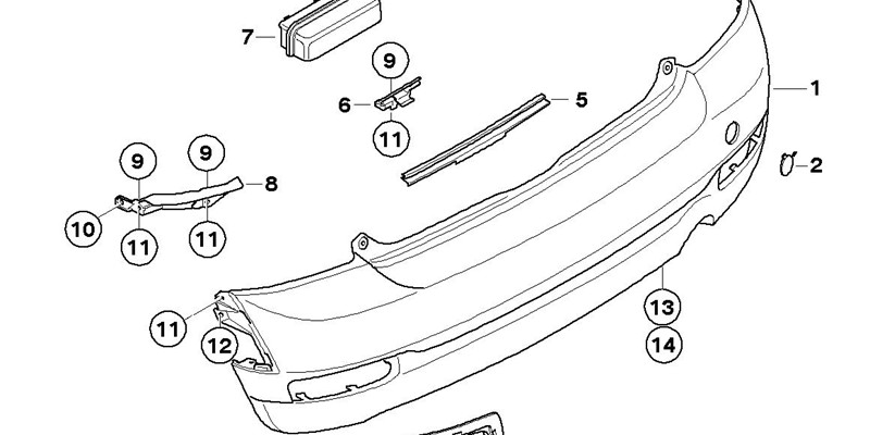 parts of a car bumper