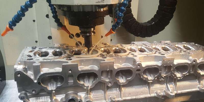 precision cylinder head machining