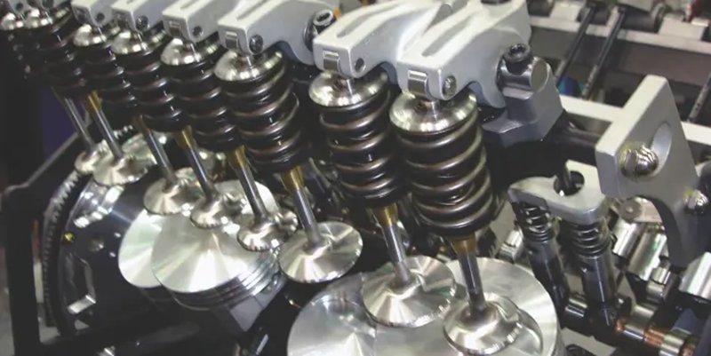 valves in the car engine