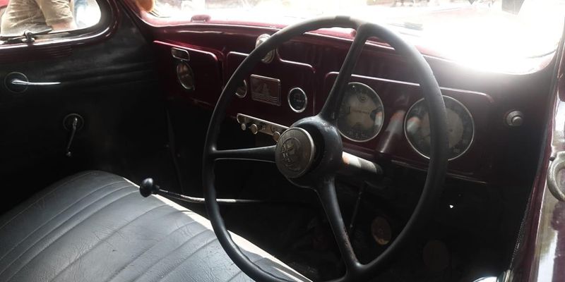 vintage car steering wheel